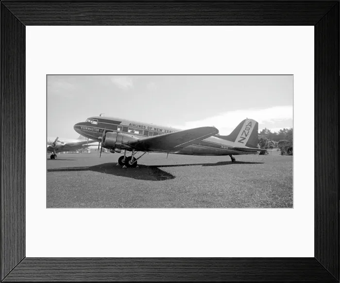 Framed Print : Douglas DC-3 Viewmaster ZK-BYE Jean Batten Framed Print : Douglas DC-3 Viewmaster ZK-BYE Jean Batten