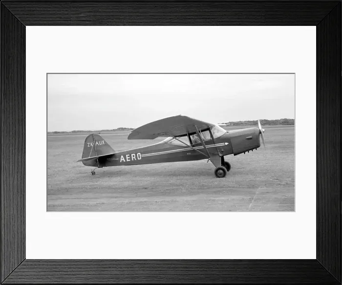 Framed Print : Auster J-1 Autocrat ZK-AUX
