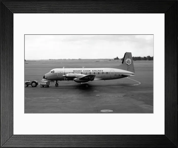 Framed Print : Hawker Siddeley HS. 748 ZK-CWJ Framed Print : Hawker Siddeley HS. 748 ZK-CWJ
