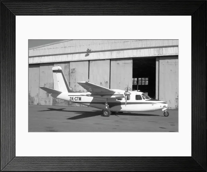 Framed Print : Aero Commander 500A ZK-CTM Framed Print : Aero Commander 500A ZK-CTM