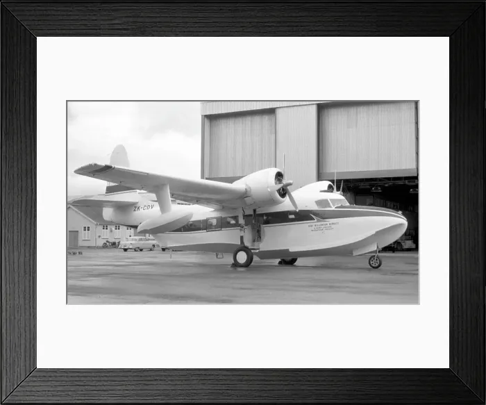 Framed Print : Grumman G-73 Mallard ZK-CDV Framed Print : Grumman G-73 Mallard ZK-CDV