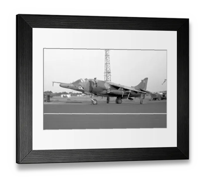 Framed Print : Hawker Siddeley Harrier GR. 3 XZ129 3C Framed Print : Hawker Siddeley Harrier GR. 3 XZ129 3C