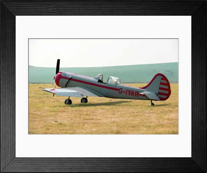 Framed Print : Yalovlev Yak-50 G-IVAR Framed Print : Yalovlev Yak-50 G-IVAR