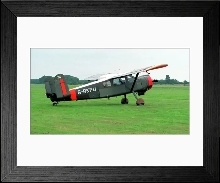 Framed Print : Max Holste MH. 1521M Broussard G-BKPU Framed Print : Max Holste MH. 1521M Broussard G-BKPU