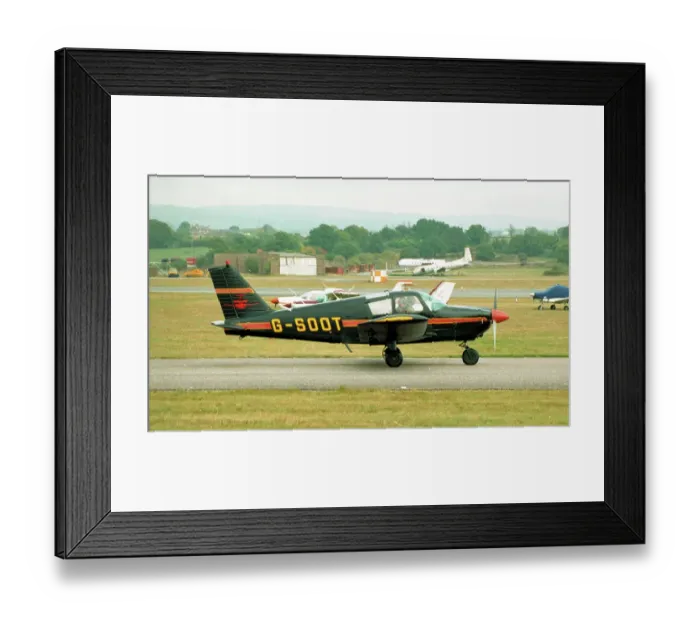 Framed Print : Piper PA-28 Cherokee C G-SOOT Framed Print : Piper PA-28 Cherokee C G-SOOT