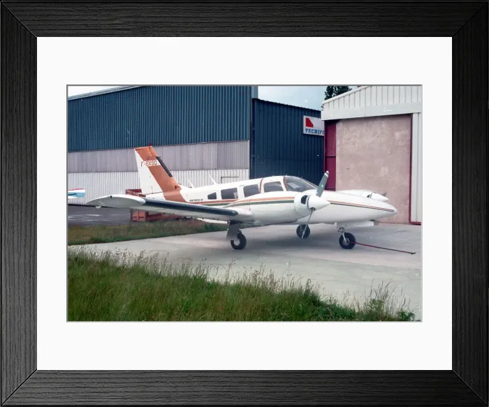 Framed Print : Piper PA-34 Seneca II F-BXSQ Framed Print : Piper PA-34 Seneca II F-BXSQ