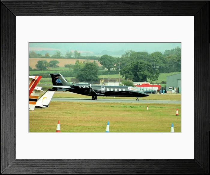 Framed Print : Learjet 60 D-CWHS Framed Print : Learjet 60 D-CWHS