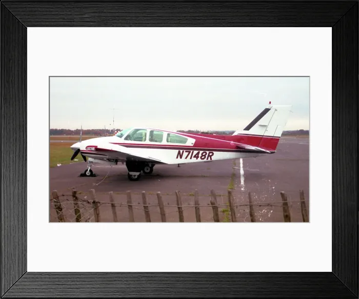 Framed Print : Beech 58 Baron N7148R Framed Print : Beech 58 Baron N7148R