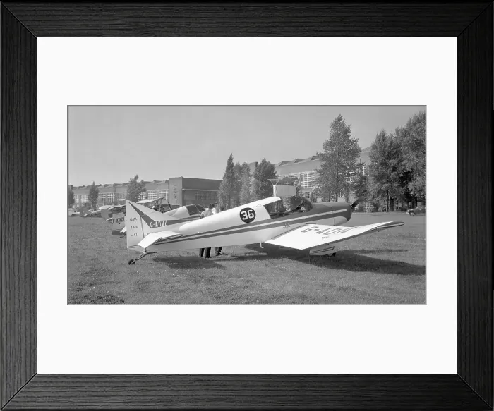 Framed Print : Jodel D. 140 Mousquetaire G-AOVZ Framed Print : Jodel D. 140 Mousquetaire G-AOVZ