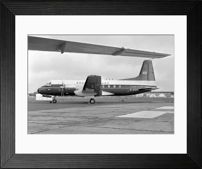 Framed Print : Hawker Siddeley HS. 748 Srs 2A G-AVXI Framed Print : Hawker Siddeley HS. 748 Srs 2A G-AVXI