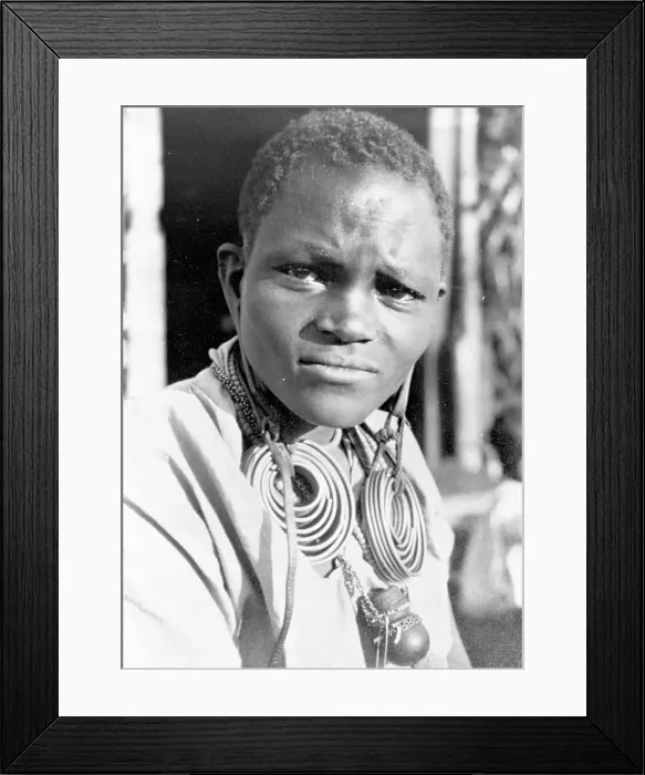 Framed Print : African tribesman Framed Print : African tribesman