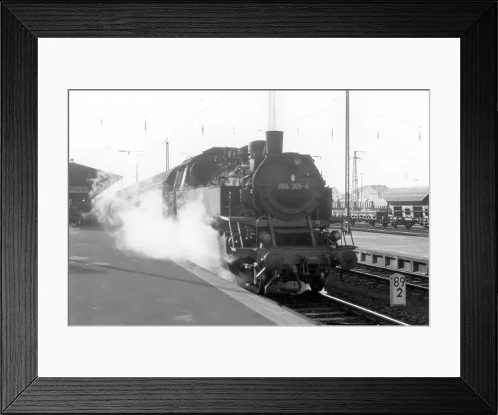 Framed Print : Deutsche Bundesbahn steam locomotive 064 305-6 Framed Print : Deutsche Bundesbahn steam locomotive 064 305-6