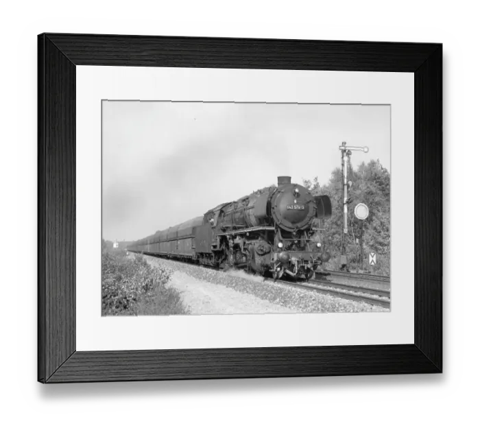 Framed Print : Deutsche Bundesbahn steam locomotive 043 574-3 Framed Print : Deutsche Bundesbahn steam locomotive 043 574-3