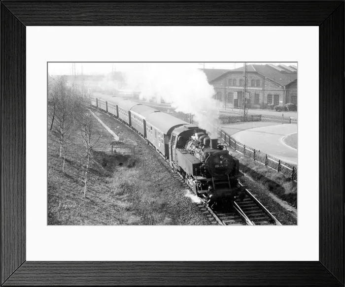 Framed Print : Deutsche Bundesbahn steam locomotive 064 247-0 Framed Print : Deutsche Bundesbahn steam locomotive 064 247-0