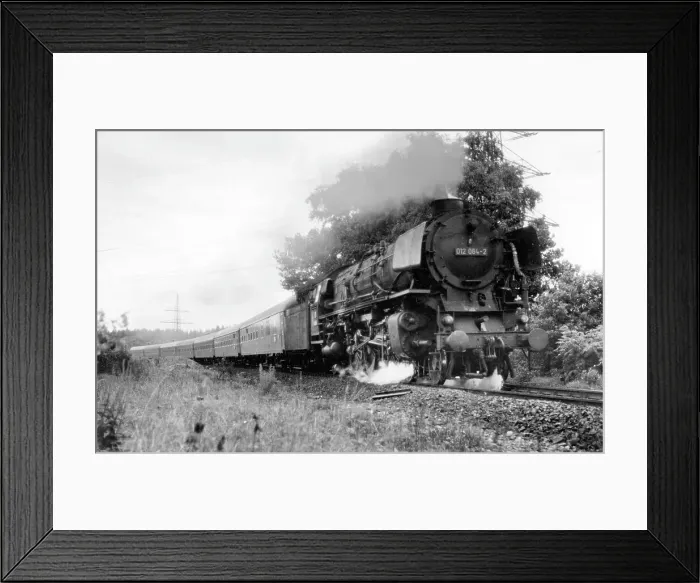 Framed Print : Deutsche Bundesbahn steam locomotive 012 064-2 Framed Print : Deutsche Bundesbahn steam locomotive 012 064-2