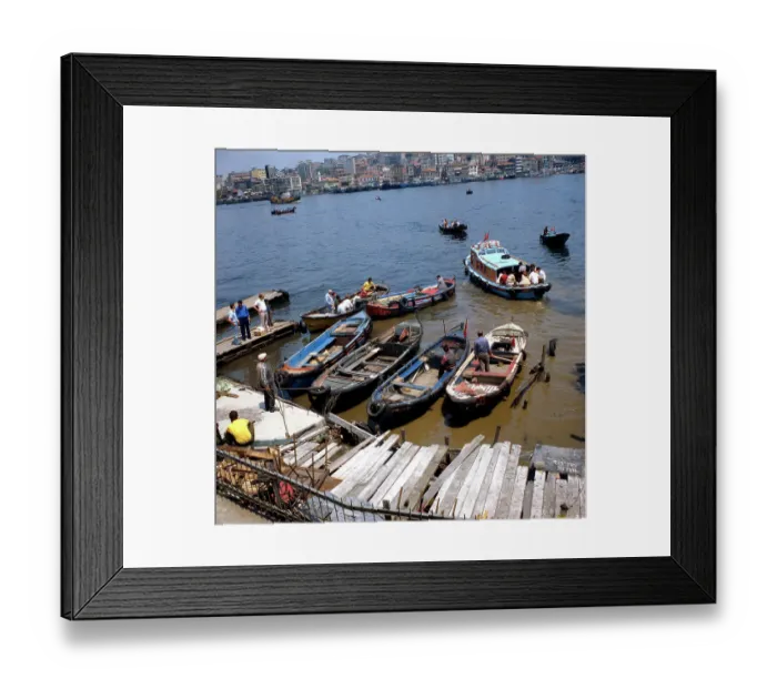 Framed Print : Working boats at the Golden Horn Framed Print : Working boats at the Golden Horn