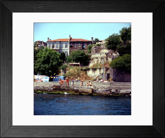 Framed Print : Bathers in the Bosphorus Framed Print : Bathers in the Bosphorus