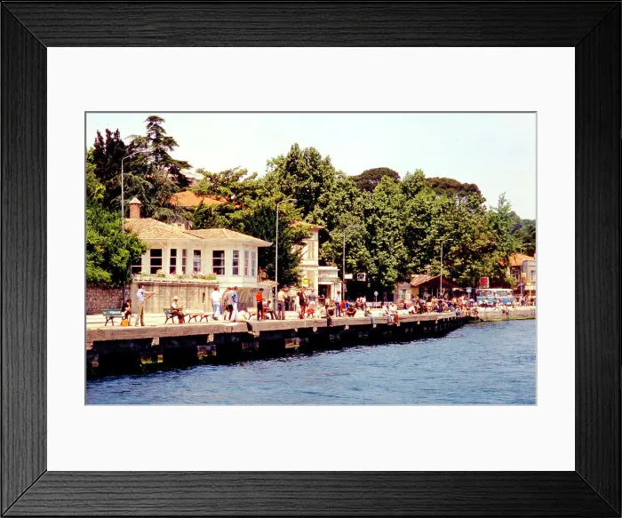 Framed Print : Fishing on the Bosphorus Framed Print : Fishing on the Bosphorus