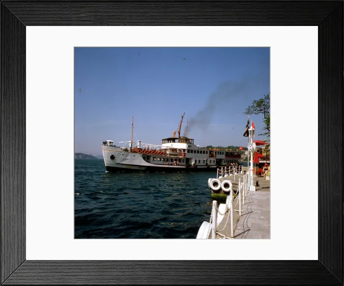 Framed Print : Ferry boat on the Bosphorus Framed Print : Ferry boat on the Bosphorus