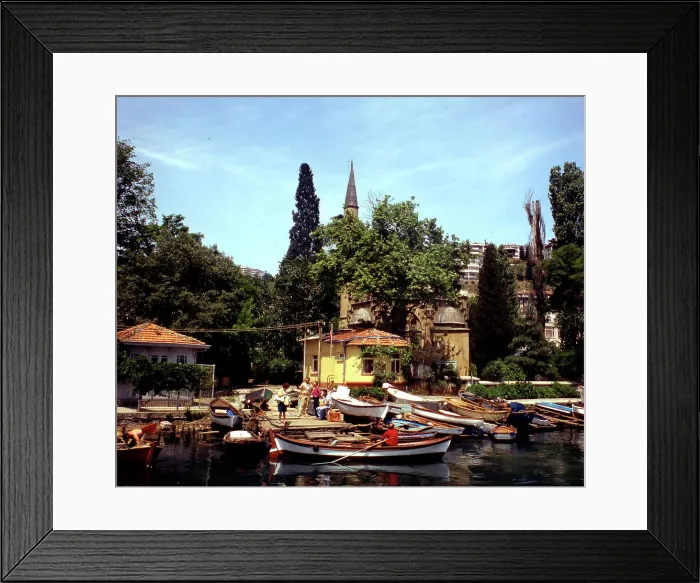 Framed Print : Fishing boats on the Bosphorus Framed Print : Fishing boats on the Bosphorus