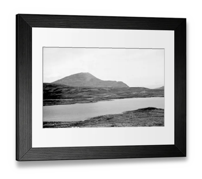 Framed Print : View across a mountain loch Framed Print : View across a mountain loch