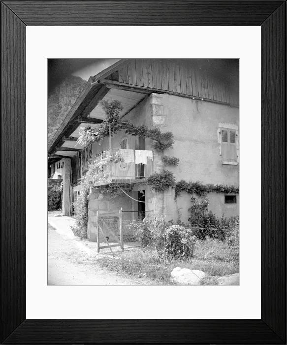 Framed Print : Albertville: A vignette of a house Framed Print : Albertville: A vignette of a house