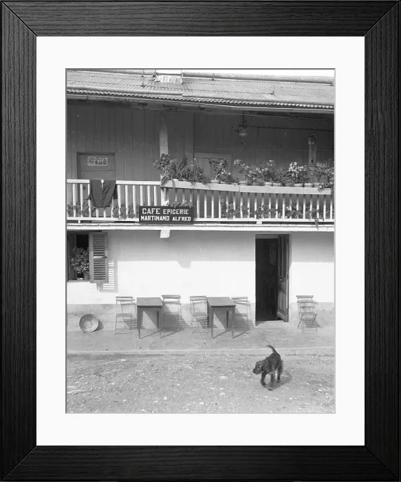 Framed Print : Alfred Martinand's Cafe and Epicerie, in Albertville Framed Print : Alfred Martinand's Cafe and Epicerie, in Albertville