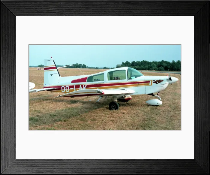 Framed Print : Grumman American AA-5B Tiger OO-LAK Framed Print : Grumman American AA-5B Tiger OO-LAK