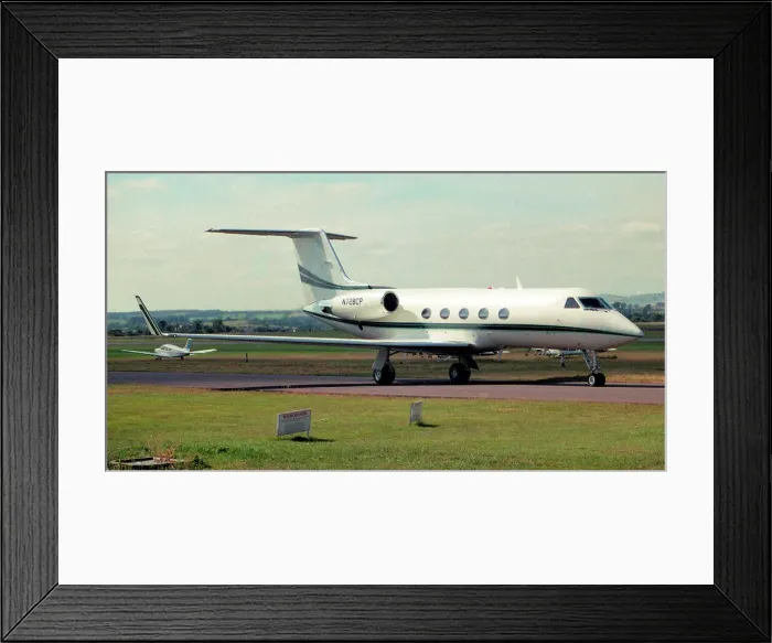 Framed Print : Gulfstream III N726CP Framed Print : Gulfstream III N726CP