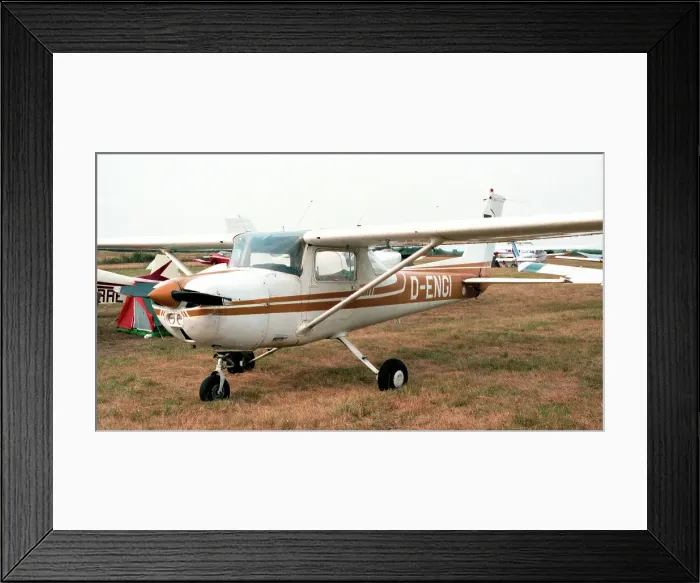 Framed Print : Reims-Cessna F150M D-ENGI Framed Print : Reims-Cessna F150M D-ENGI