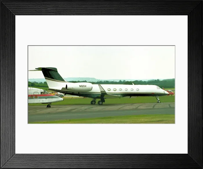 Framed Print : Gulfstream V N85V Framed Print : Gulfstream V N85V