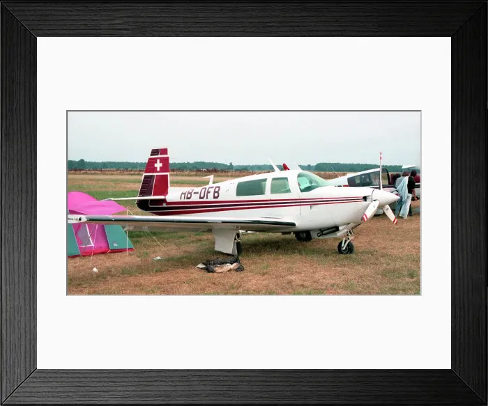 Framed Print : Mooney M20J HB-DFB Framed Print : Mooney M20J HB-DFB
