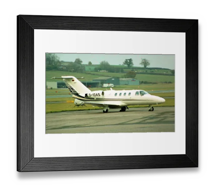 Framed Print : Cessna 525 CitationJet CJ2+ D-IDAS Framed Print : Cessna 525 CitationJet CJ2+ D-IDAS