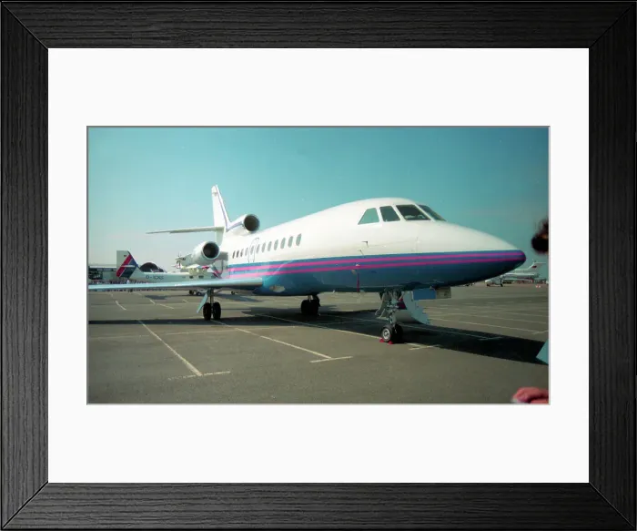 Framed Print : Dassault Falcon 50 Framed Print : Dassault Falcon 50