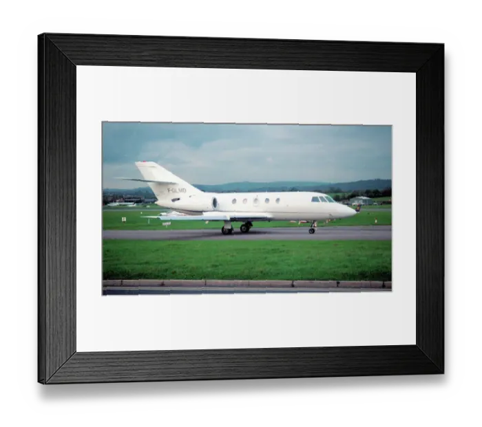 Framed Print : Dassault Falcon 20C F-GLMD Framed Print : Dassault Falcon 20C F-GLMD