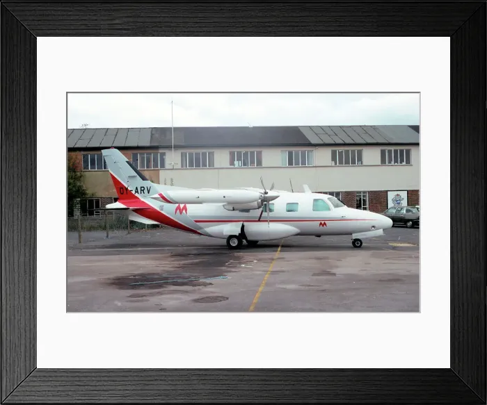Framed Print : Mitsubishi MU-2B OY-ARV Framed Print : Mitsubishi MU-2B OY-ARV