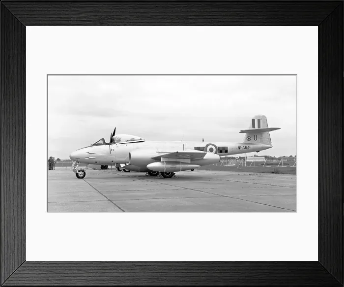 Framed Print : Gloster Meteor F. 8 WH364 V