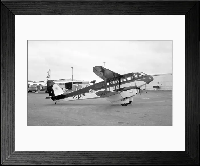 Framed Print : de Havilland DH. 89a Dragon Rapide G-AKIF Framed Print : de Havilland DH. 89a Dragon Rapide G-AKIF