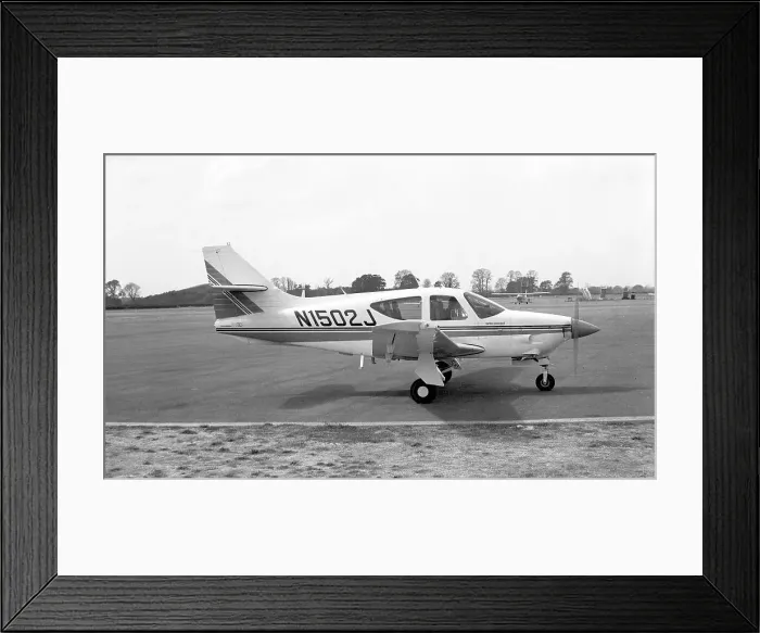Framed Print : Rockwell Commander 112TC N1502J Framed Print : Rockwell Commander 112TC N1502J