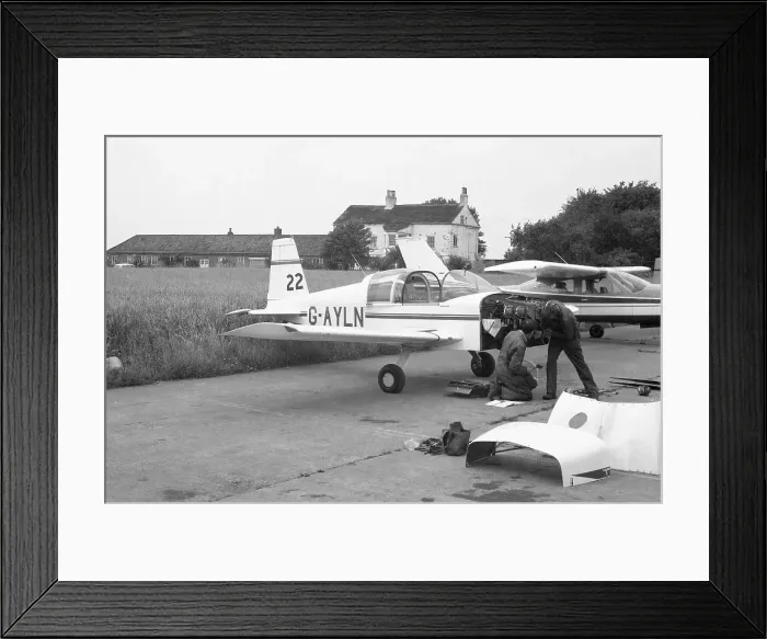 Framed Print : American Aviation AA-1 Yankee G-AYLN Framed Print : American Aviation AA-1 Yankee G-AYLN