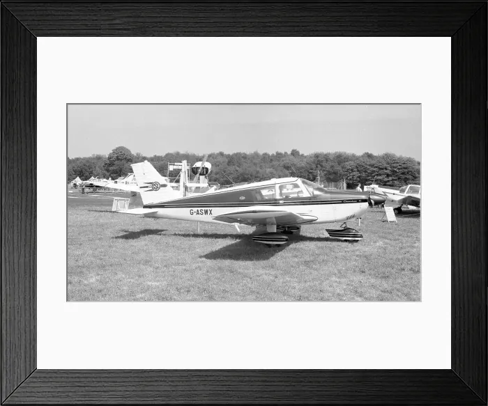 Framed Print : Piper PA-28 Cherokee G-ASWX