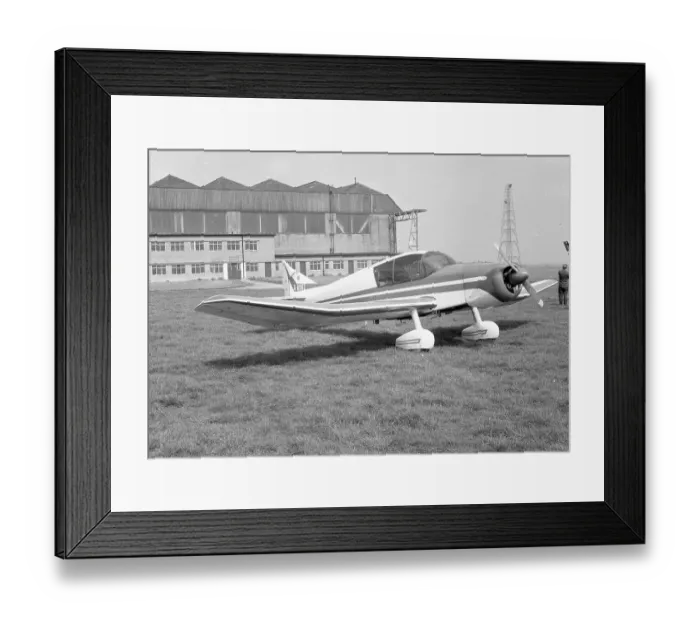 Framed Print : SAN Jodel D. 140 Mousquetaire G-AOVZ Framed Print : SAN Jodel D. 140 Mousquetaire G-AOVZ