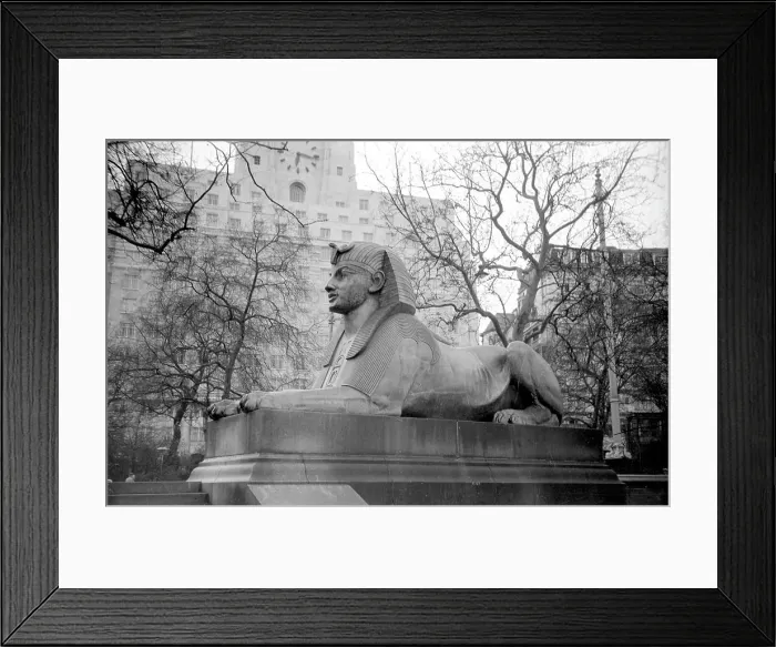 Framed Print : Embankment:The Bronze Sphinx Framed Print : Embankment:The Bronze Sphinx