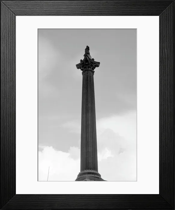 Framed Print : Trafalgar Square: Nelson's Column Framed Print : Trafalgar Square: Nelson's Column