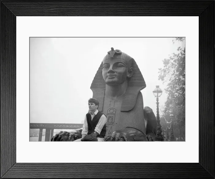 Framed Print : Embankment:The Bronze Sphinx Framed Print : Embankment:The Bronze Sphinx