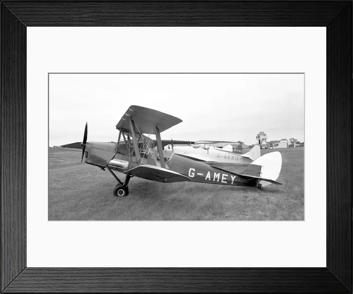 Framed Print : de Havilland DH. 82A Tiger Moth G-AMEY Framed Print : de Havilland DH. 82A Tiger Moth G-AMEY