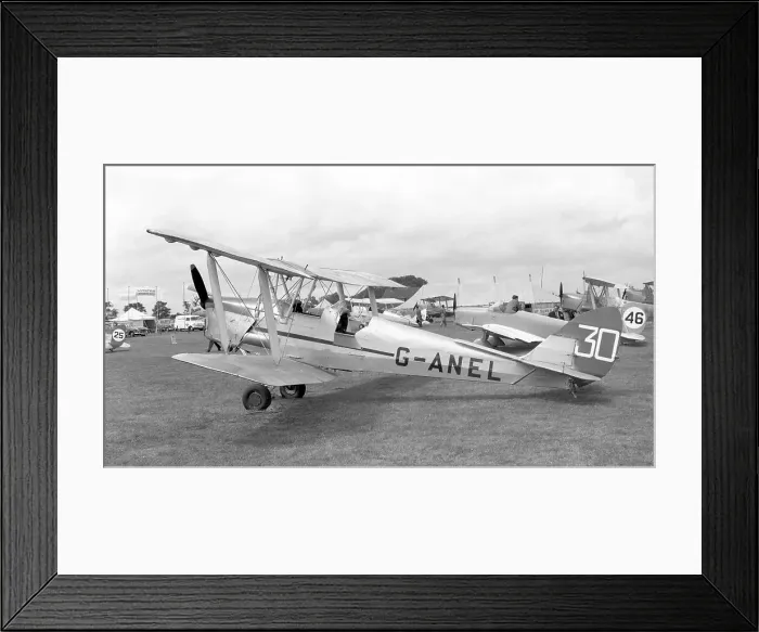 Framed Print : de Havilland DH. 82A Tiger Moth G-ANEL Framed Print : de Havilland DH. 82A Tiger Moth G-ANEL
