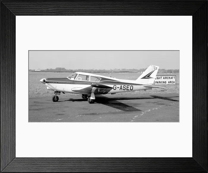 Framed Print : Piper PA-24 Comanche G-ASEO Framed Print : Piper PA-24 Comanche G-ASEO
