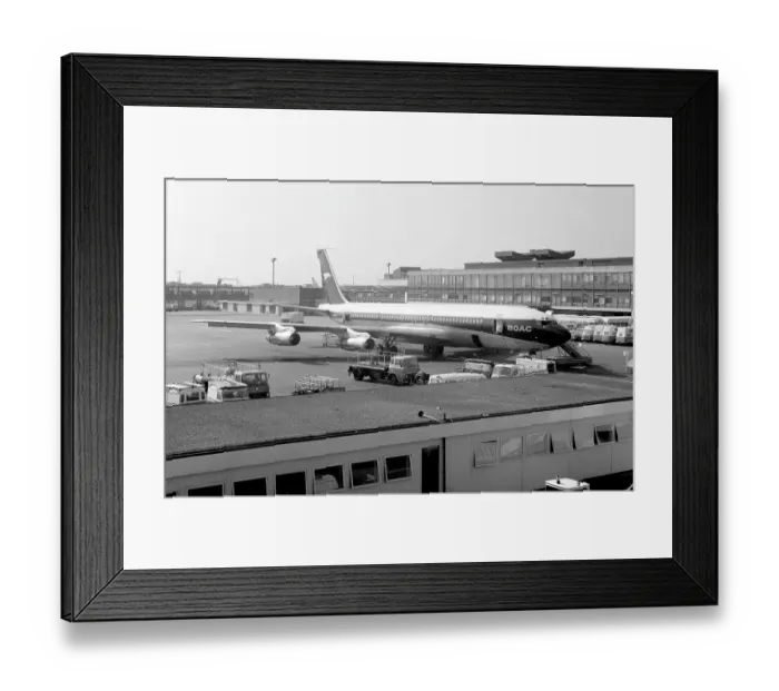 Framed Print : Boeing 707 G-AWHU Framed Print : Boeing 707 G-AWHU