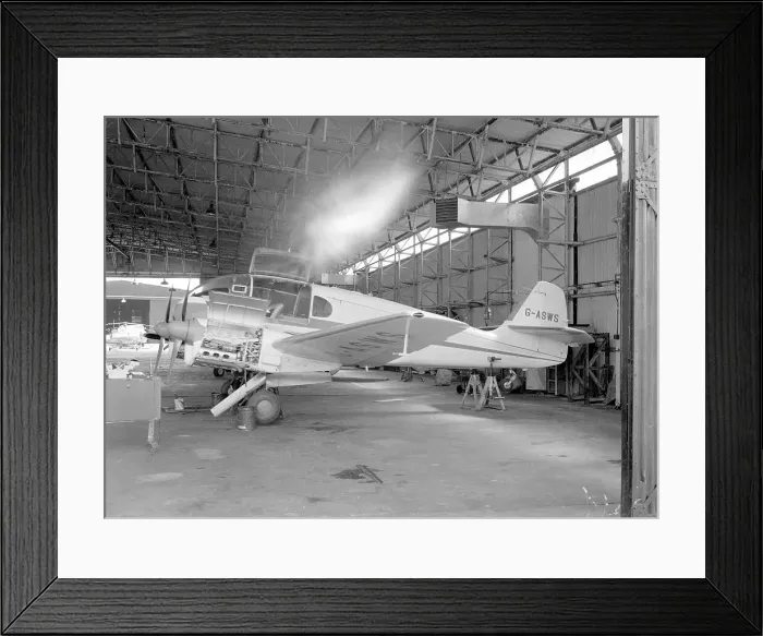 Framed Print : Super Aero 145 G-ASWS Framed Print : Super Aero 145 G-ASWS